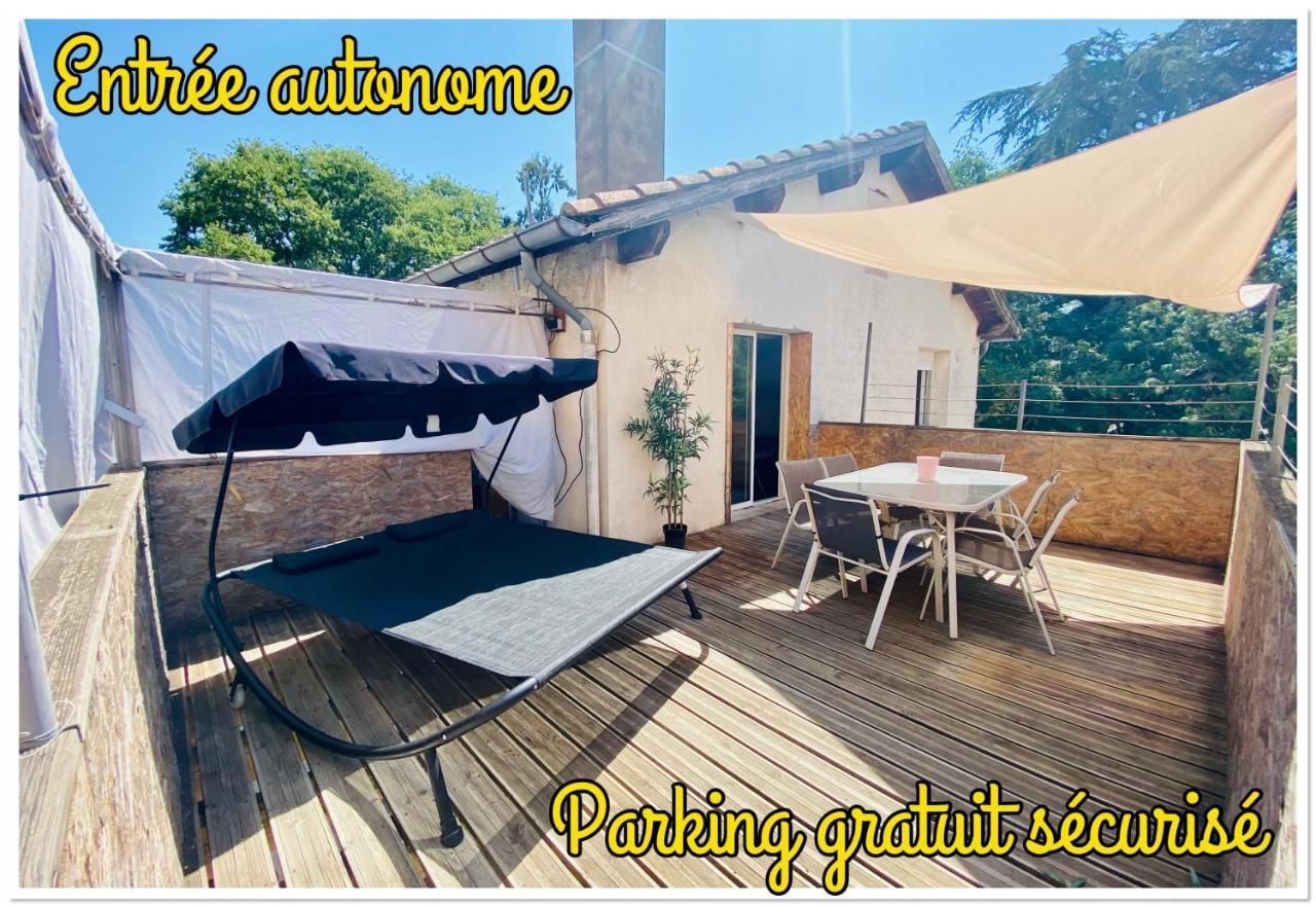 דירות טולוז T3 En Duplex Pour 6 Pers Bien Place Terrasse Et Parking Inclus מראה חיצוני תמונה