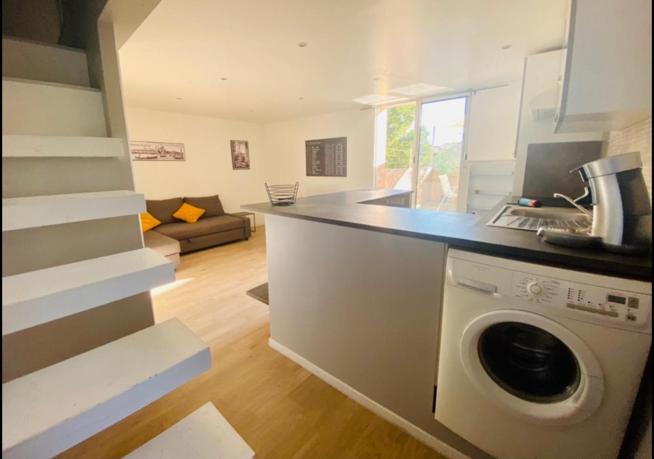 דירות טולוז T3 En Duplex Pour 6 Pers Bien Place Terrasse Et Parking Inclus מראה חיצוני תמונה